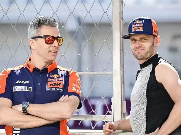 Brad Binder, Francesco Guidotti Titel-Bild zur News: Brad Binder, Francesco Guidotti
