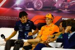 Alexander Albon (Williams), Oscar Piastri (McLaren) und Fernando Alonso (Aston Martin) 