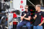 Nico Hülkenberg (Haas) und Kevin Magnussen (Haas) 