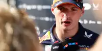 Max Verstappen bei seiner Medienrunde im Formel-1-Fahrerlager in Budapest 2024
