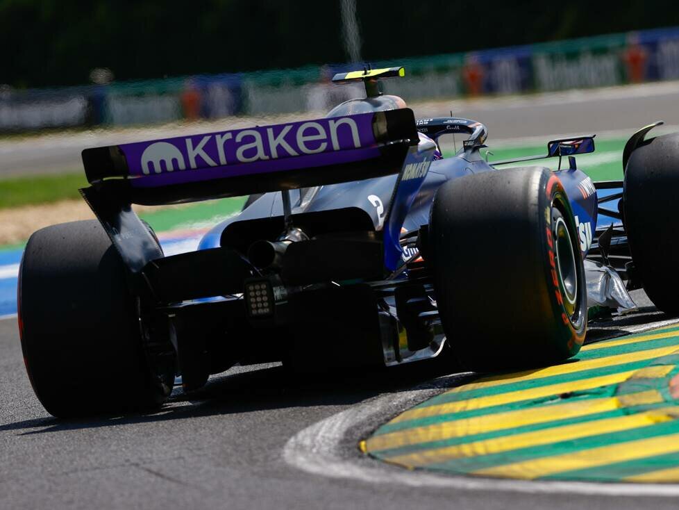 Logan Sargeant im Williams FW46 beim Formel-1-Rennen in Ungarn 2024