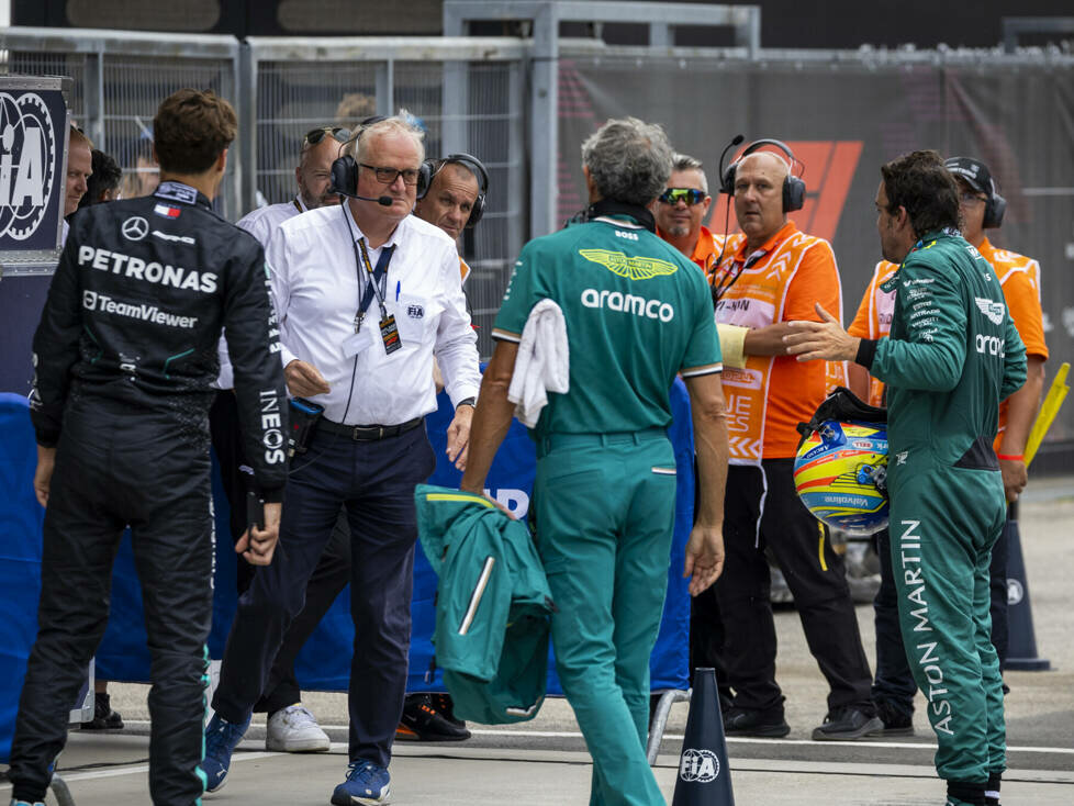 George Russell, Fernando Alonso
