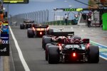 Lewis Hamilton (Mercedes) und Carlos Sainz (Ferrari) 