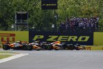 Oscar Piastri (McLaren), Lando Norris (McLaren) und Max Verstappen (Red Bull) 