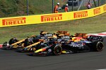 Max Verstappen (Red Bull), Lando Norris (McLaren) und Oscar Piastri (McLaren) 
