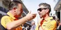 McLaren-Boss Zak Brown mit Formel-1-Teamchef Andrea Stella