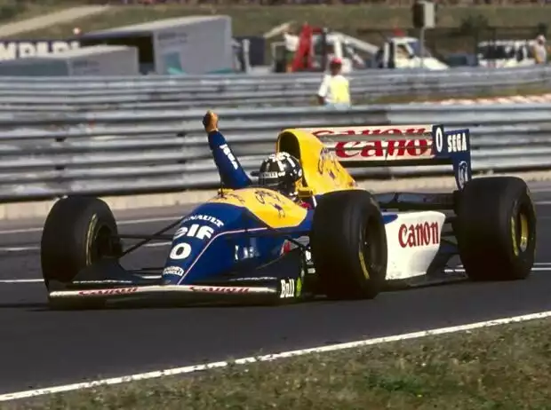 Damon Hill im Williams beim Ungarn-Grand-Prix 1993 auf dem Hungaroring Titel-Bild zur News: Damon Hill im Williams beim Ungarn-Grand-Prix 1993 auf dem Hungaroring