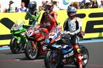 Alex Lowes, Nicolo Bulega und Toprak Razgatlioglu 