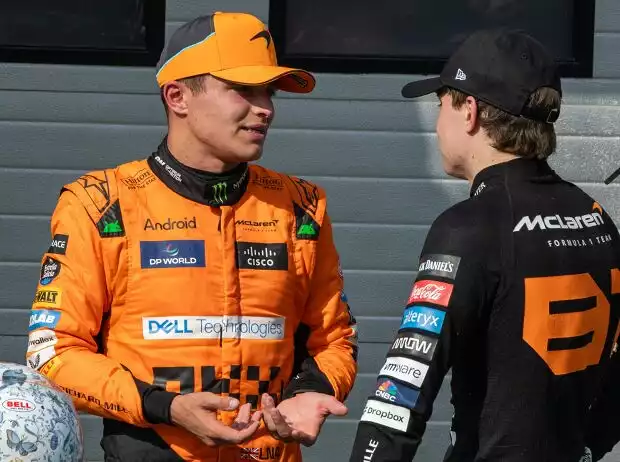 Titel-Bild zur News: Oscar Piastri, Lando Norris