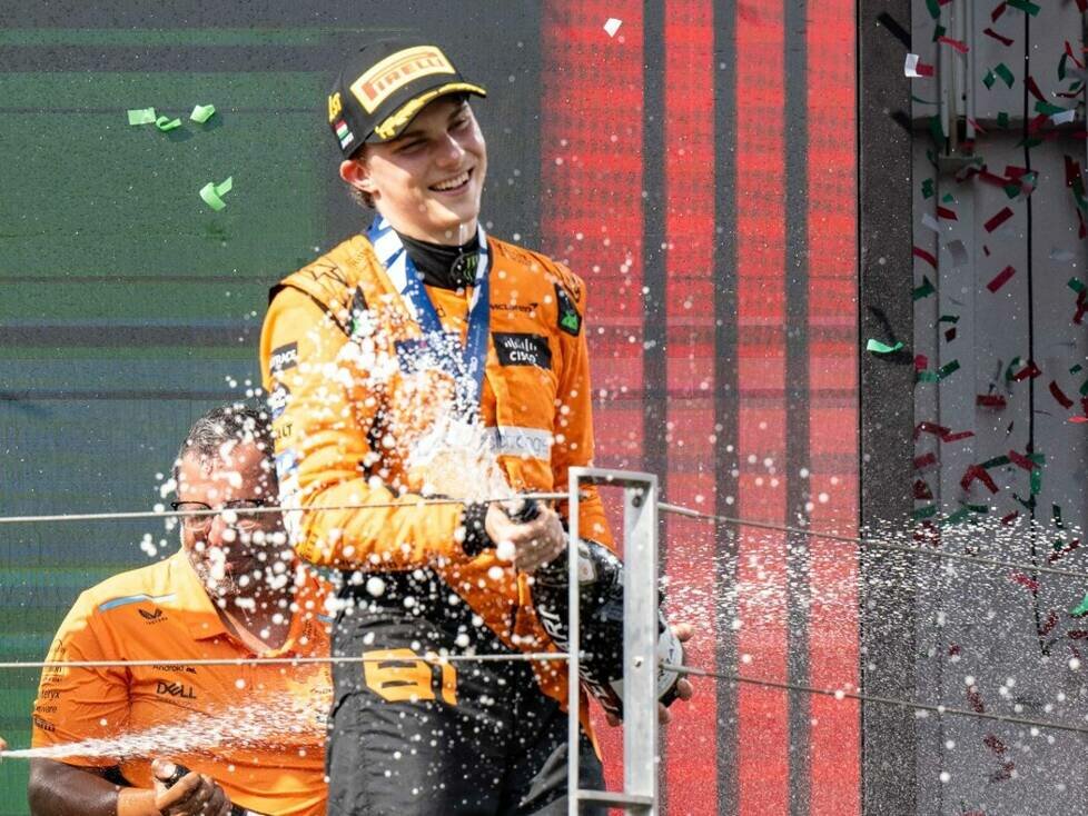 Lewis Hamilton, Oscar Piastri, Lando Norris
