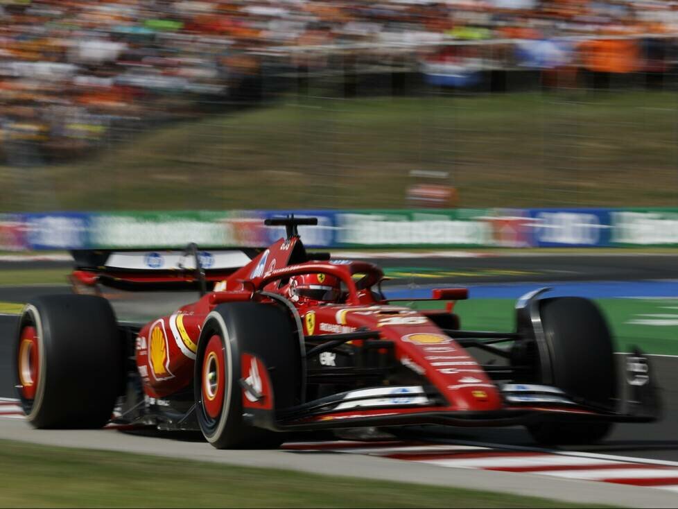 Charles Leclerc im Ferrari SF-24 beim Ungarn-Grand-Prix 2024 auf dem Hungaroring