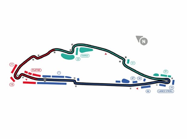 Übersicht der Tribünen des Circuit Gilles Villeneuve Übersicht der Tribünen des Circuit Gilles Villeneuve