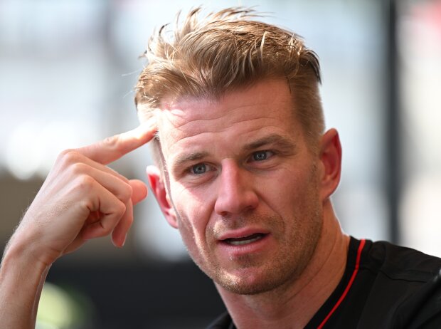 Zuversichtlich und gut drauf: Nico Hülkenberg am Donnerstag in Spa Zuversichtlich und gut drauf: Nico Hülkenberg am Donnerstag in Spa
