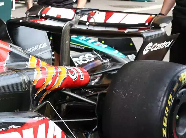 Heckflügel des Alpine A524 beim Formel-1-Rennen in Belgien 2024 Titel-Bild zur News: Heckflügel des Alpine A524 beim Formel-1-Rennen in Belgien 2024