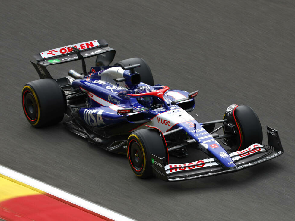 Daniel Ricciardo (Racing Bulls VCARB 01) beim Formel-1-Rennen in Belgien 2024