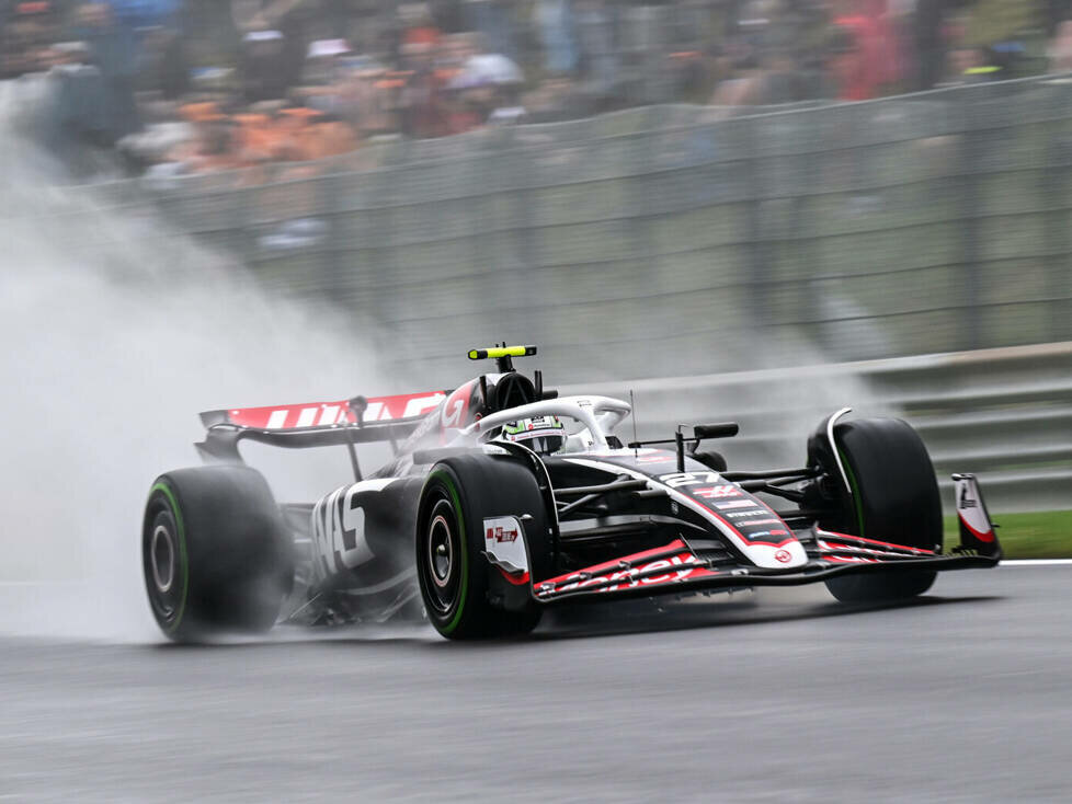 Nico Hülkenberg (Haas VF-24) beim Formel-1-Rennen in Belgien 2024
