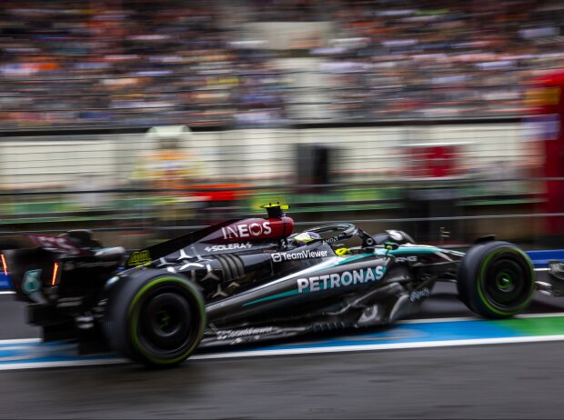 Nicht ideal: Am Ende hatte Hamilton nur noch einen Satz der Intermediates Nicht ideal: Am Ende hatte Hamilton nur noch einen Satz der Intermediates