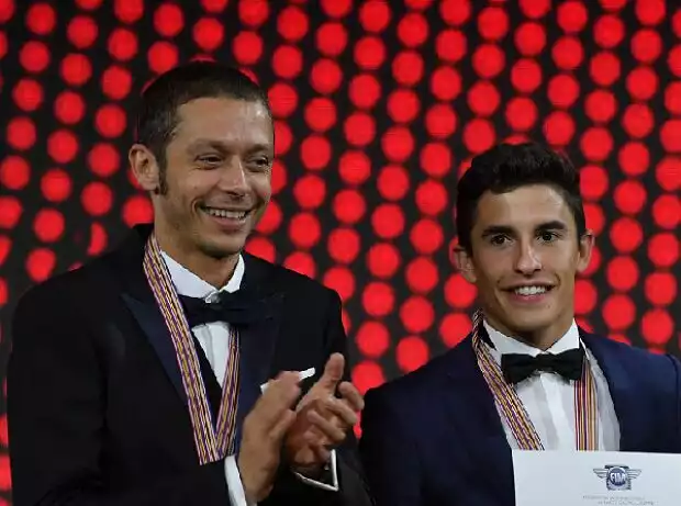 Titel-Bild zur News: Valentino Rossi, Marc Marquez