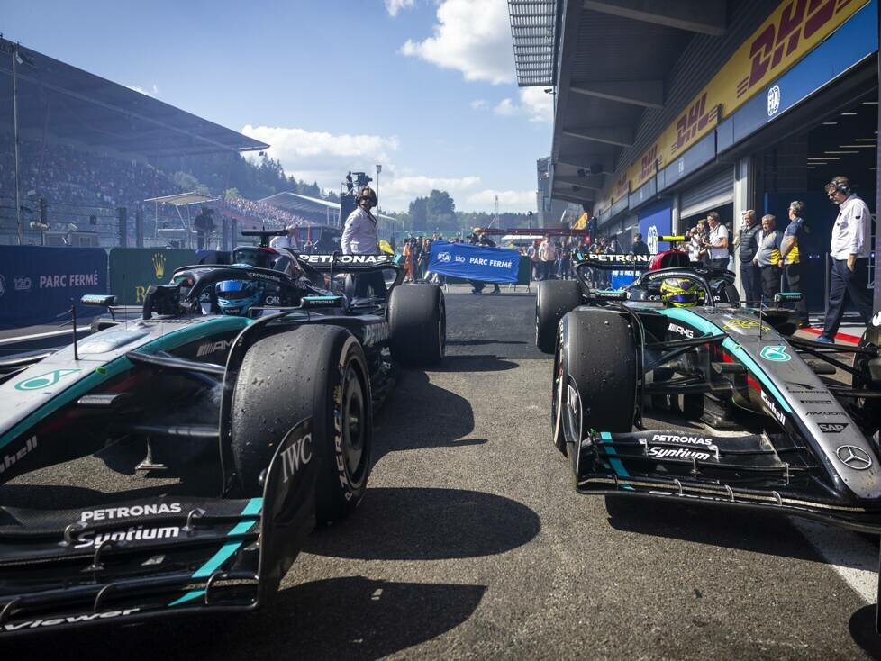 George Russell, Lewis Hamilton
