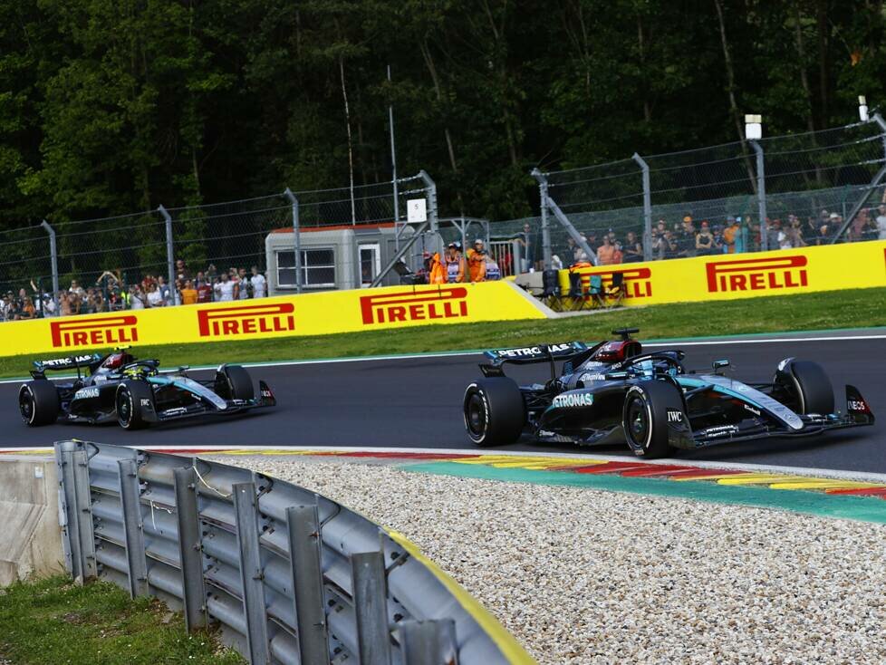 George Russell, Lewis Hamilton