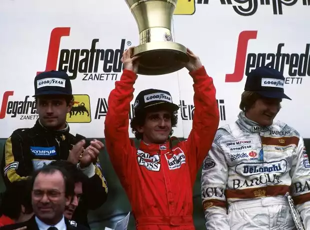 Elio de Angelis, Alain Prost Titel-Bild zur News: Elio de Angelis, Alain Prost