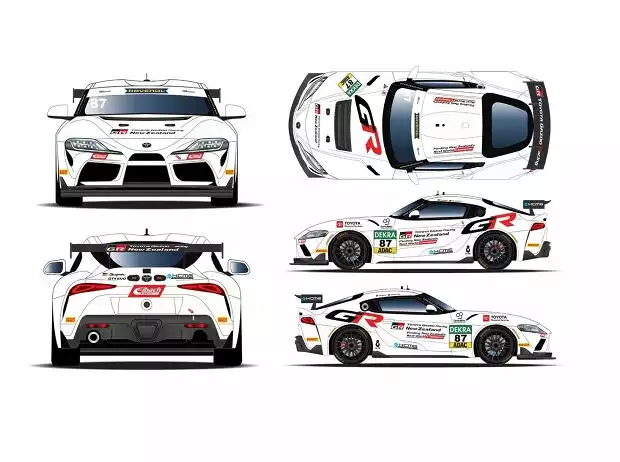 Tom Bewley und William Exton teilen sich diesen Toyota GR Supra GT4 Evo am Nürburgring Titel-Bild zur News: Tom Bewley und William Exton teilen sich diesen Toyota GR Supra GT4 Evo am Nürburgring
