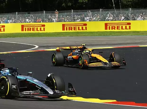 George Russell, Carlos Sainz, Max Verstappen, Lando Norris Titel-Bild zur News: George Russell, Carlos Sainz, Max Verstappen, Lando Norris