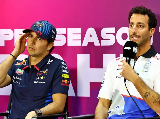 Sergio Perez und Daniel Ricciardo Titel-Bild zur News: Sergio Perez und Daniel Ricciardo