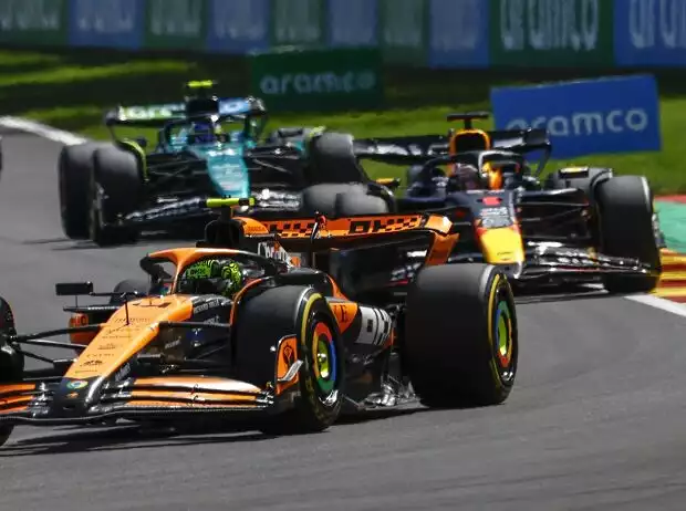 Lando Norris, Max Verstappen, Fernando Alonso Titel-Bild zur News: Lando Norris, Max Verstappen, Fernando Alonso