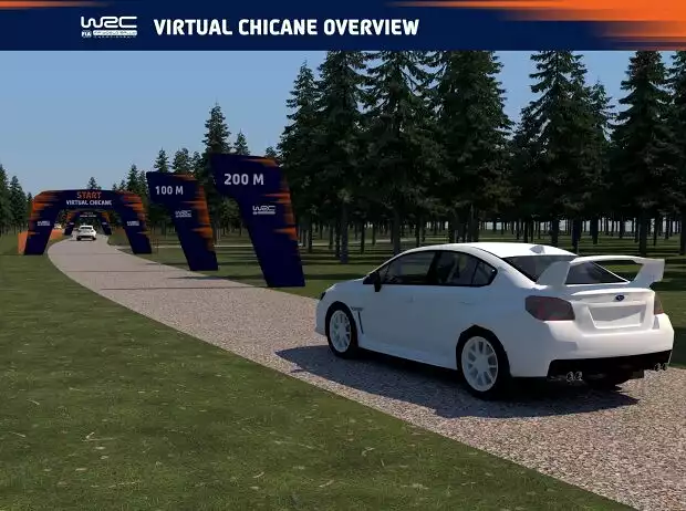 Virtuelle Schikane in der WRC Titel-Bild zur News: Virtuelle Schikane in der WRC