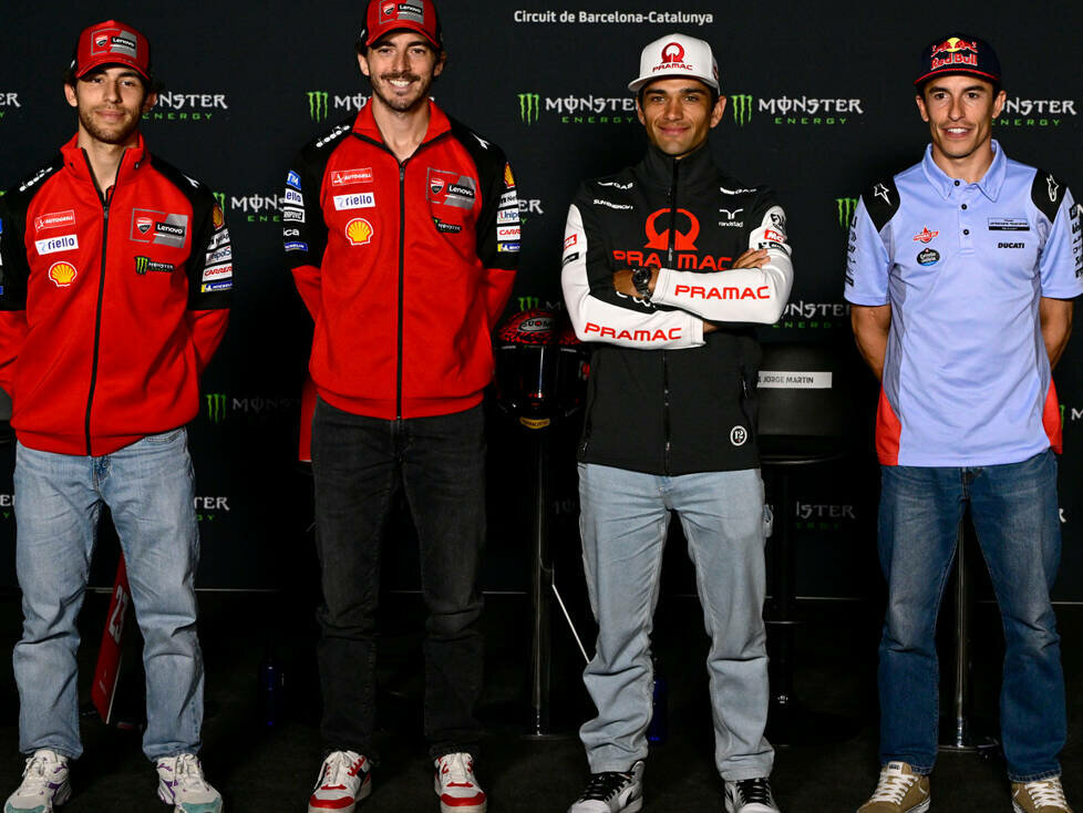 Enea Bastianini, Francesco Bagnaia, Jorge Martin, Marc Marquez