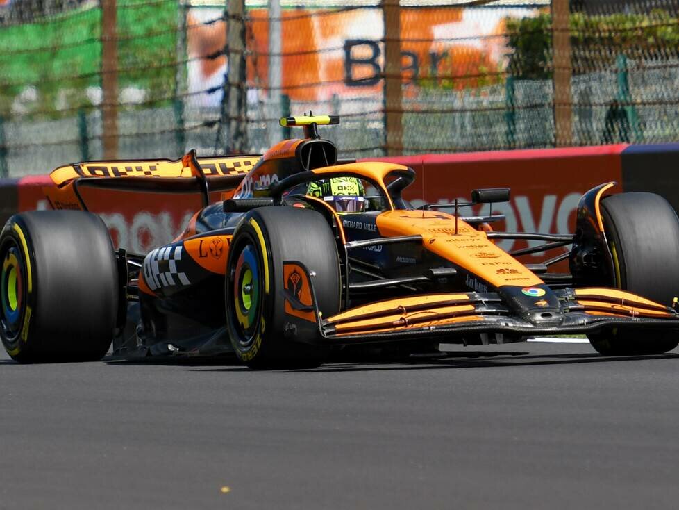 Lando Norris beim Formel-1-Rennen in Spa 2024