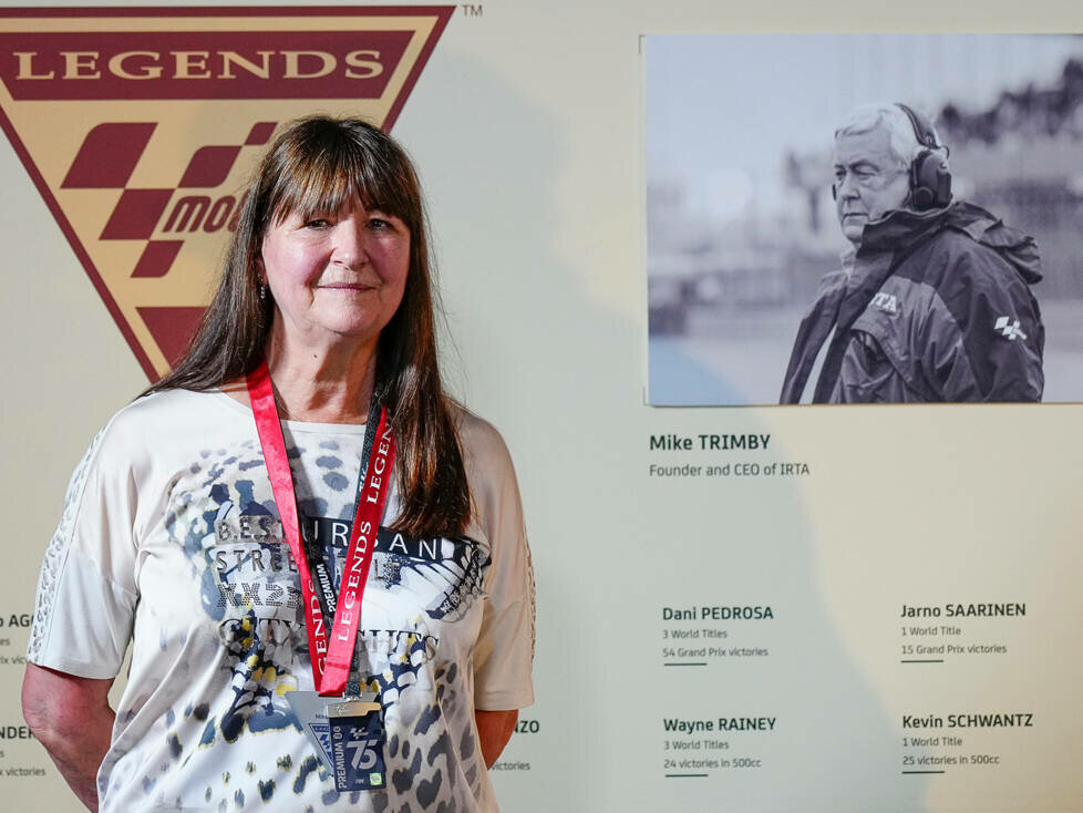 Irene Trimby, Witwe von Mike Trimby