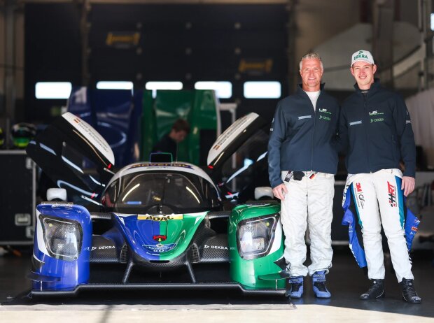 David Schumacher fährt zum ersten Mal gemeinsam mit Papa Ralf David Schumacher fährt zum ersten Mal gemeinsam mit Papa Ralf