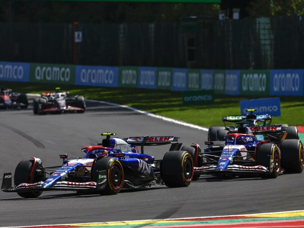 Yuki Tsunoda, Daniel Ricciardo, Fernando Alonso