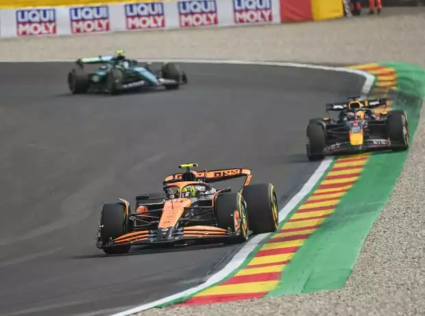 Lando Norris, Max Verstappen, Fernando Alonso Titel-Bild zur News: Lando Norris, Max Verstappen, Fernando Alonso