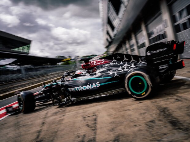 Andrea Kimi Antonelli im Mercedes in Spielberg Andrea Kimi Antonelli im Mercedes in Spielberg