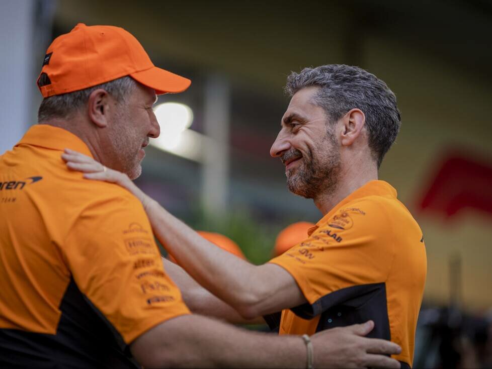 McLaren-CEO Zak Brown (links) mit Teamchef Andrea Stella
