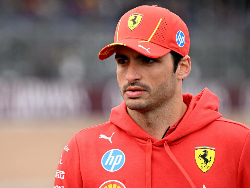 Carlos Sainz (Ferrari) beim Formel-1-Rennen in Silverstone 2024