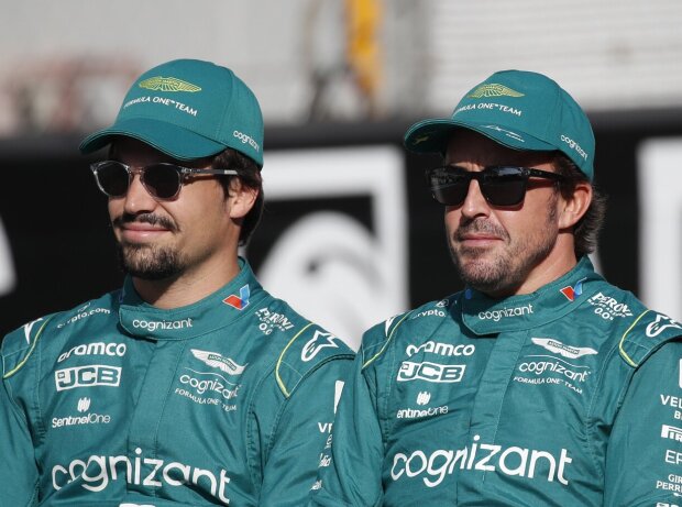 Lance Stroll, Fernando Alonso, Charles Leclerc Lance Stroll, Fernando Alonso, Charles Leclerc