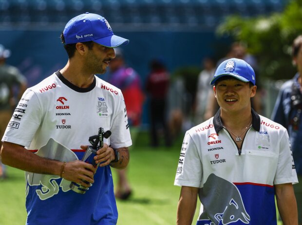 Daniel Ricciardo, Yuki Tsunoda Daniel Ricciardo, Yuki Tsunoda