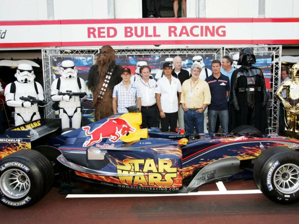 Christian Klien, Christian Horner, Vitantonio Liuzzi, David Coulthard