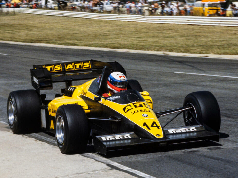 Manfred Winkelhock beim Südafrika-Grand-Prix 1984