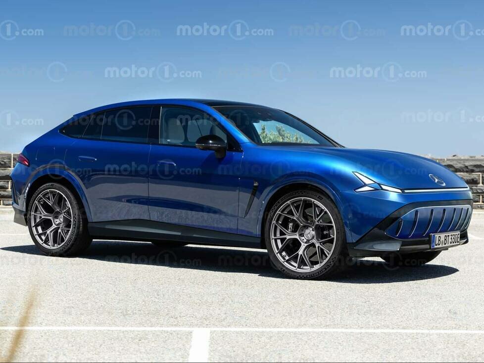 Mercedes-AMG SUV EV, dargestellt von Motor1.com