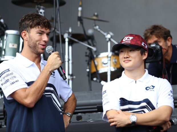Pierre Gasly, Yuki Tsunoda Pierre Gasly, Yuki Tsunoda