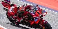 Bild zum Inhalt: MotoGP Training Spielberg: Ducati dominiert, Bagnaia mit Rekord auf P1!