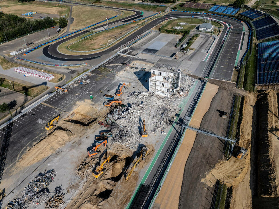 Baustelle am Hungaroring