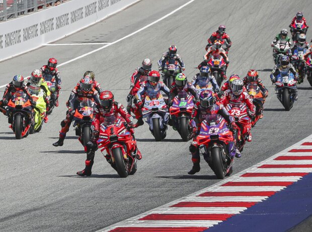 Start zum MotoGP-Rennen beim GP Österreich 2024 in Spielberg Start zum MotoGP-Rennen beim GP Österreich 2024 in Spielberg