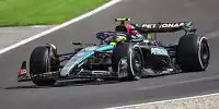 Lewis Hamilton (Mercedes W15) beim Formel-1-Rennen in Belgien 2024