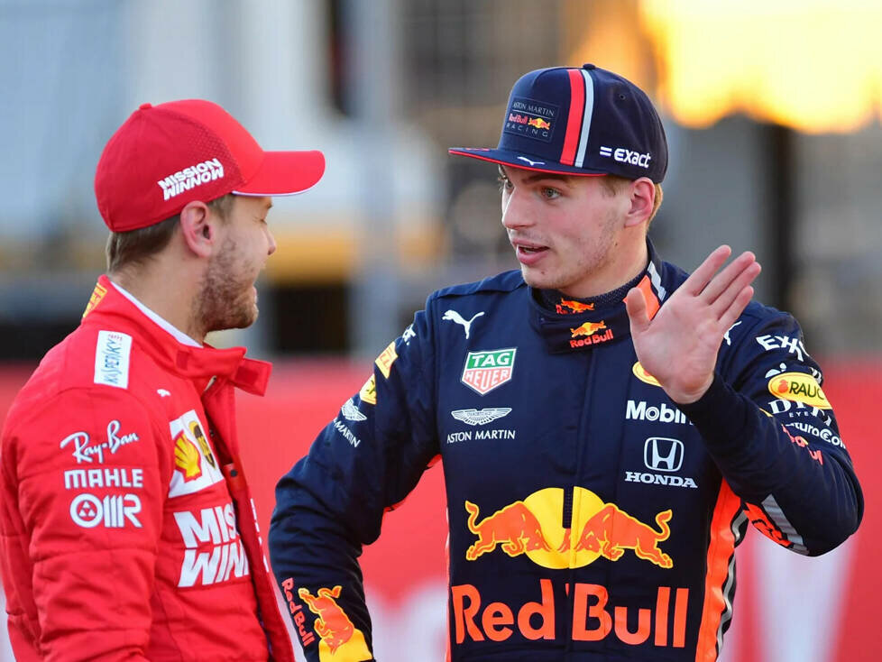 Sebastian Vettel, Max Verstappen